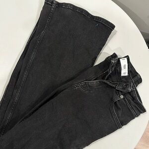 MNG (Mango) black flare jeans size 2
